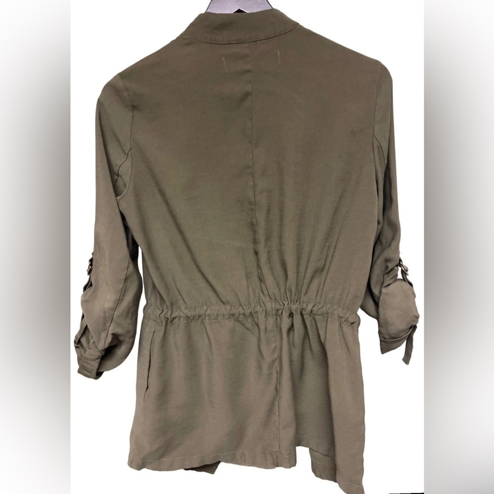Zara Women's Medium Green  Pockets Jacket - Picture 2 of 5